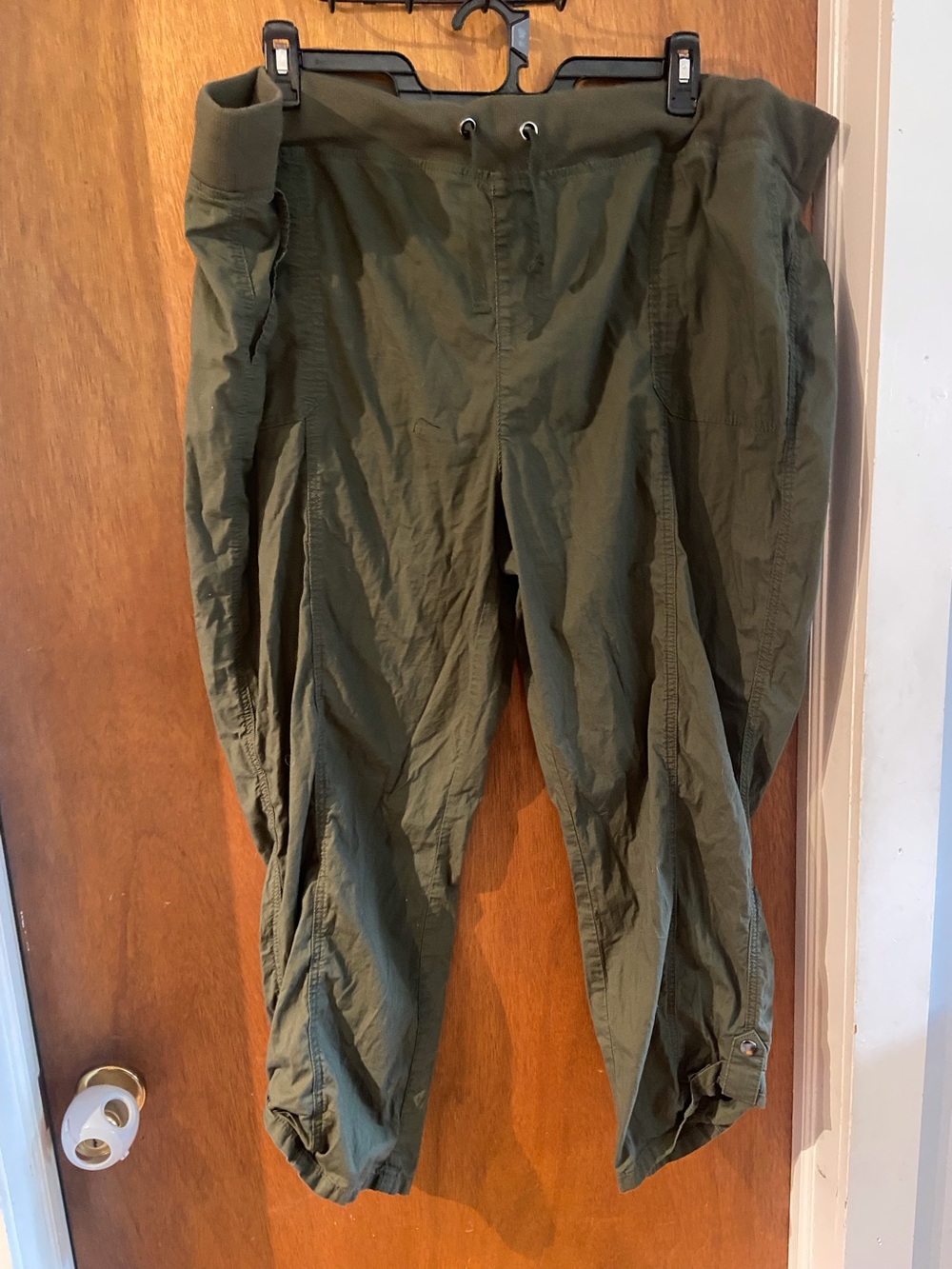 Torrid Olive Green Casual Drawstring Jogger Cargo Pants Size 4X